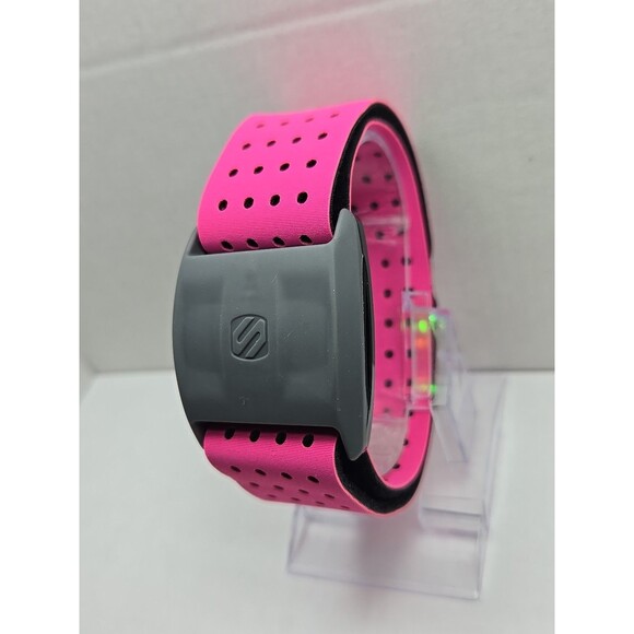 Scosche Rhythm+ Plus Armband Heart Rate Monitor Bluetooth ANT+ Calories Pink - Picture 7 of 13